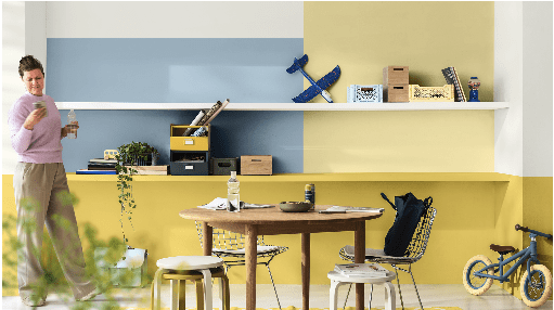 bleu indigo 2026 : bleu vintage par Dulux Valentine