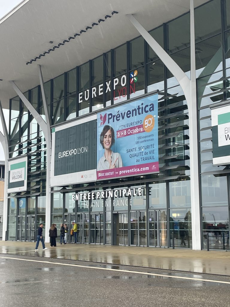 Affiche du salon Préventica, le rendez-vous national de la santé, de la sécurité et de la QVCT.